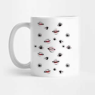 Halloween Vampire Pattern Mug